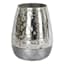 Silver Mercury Glass Vase, 7"