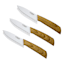 6-Piece Wood-Look Handle Non-Stick Paring Knife & Sheath Set