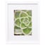 Pick & Mix 8x10 Matted to 5x7 Linear Wall Frame, White