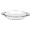Anchor Hocking Clear Embossed Glass Pie Plate, 9.5"
