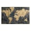 Foiled Globe Framed Canvas Wall Art, 61x37