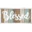 Framed Blessed Canvas Wall Sign, 36x24
