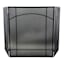 Black Arch Fireplace Screen