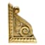 Gold Scroll Bookend, 6.5"