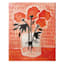 Watercolor Flower Vase Canvas Wall Art, 16x12