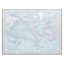 Blue World Map Canvas Wall Art, 30x40