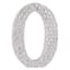 6" Silver Monogram Letter, O