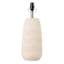 Neutral Textured Ceramic Accent Lamp Base, 13.5"