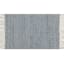 Eastside Grey Diamond Design Cotton Fringe Accent Rug, 2x4