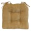 Reese Chenille Gold Dining Chair Cushion