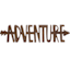 Adventure Cutout Sign, 16x4