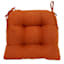Baked Clay Faux Suede Dining Chair Cushion, 14x15