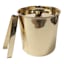 Hammered Gold Metal Ice Bucket