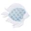 White & Blue Fish Figurine, 8"
