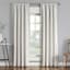 Sun Zero Pearl Thermal Lined Rod Pocket Blackout Curtain Panel, 63"