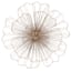 20in. Gold Wire Flower Wall Decor