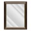 Bianca Bronze Rectangle Wall Mirror, 29x35