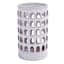 White Cutout Ceramic Candle Holder, 10.5"