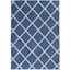 (D429) Brampton Blue Tufted Runner With Non-Slip Back, 2x5