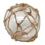 Clear Glass Ball with Rope Decor, 4"