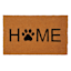 Natural & Black Home Paw Print Coir Mat, 18x30
