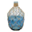 Blue Ombre Glass Bottle Vase, 15"