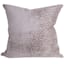 Grey Magnolia Patterned Velvet Throw Pillow, 20"