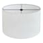 Neutral Linen Oval Medium Table Lamp Shade, 14x9x9