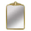 Providence Gold Faux Wood Ornate Top Wall Mirror, 25x37