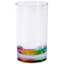 Clear Acrylic with Rainbow Finish Double Old Fashioned Glass, 16oz