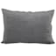 Grey Ripple Textured Plush Throw Pillow, 14x20