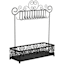 Damask Matte Black Wire Jewelry Stand