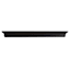 Kate Black Wooden Crown Wall Ledge, 24"