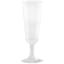 Hanna K. Signature Clear Plastic Champagne Flute, 5oz