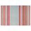 (E329) Mikayla Pink Multicolor Striped Outdoor Area Rug, 8x10