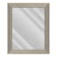 Bianca Pewter Rectangle Wall Mirror, 24x36