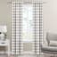 Natural Buffalo Check Light Filtering Curtain Panel, 84"