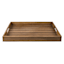 Natural Wooden Plank Decorative Tray