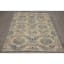 (B304) Ivory & Blue Floral Design Runner, 2x6