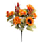 Orange Sunflower, Mum & Daisy Spray, 20"