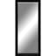 Distressed Black Bevel Leaner Mirror, 29x63