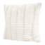 White Lash Throw Pillow, 24"