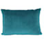 Teal Ripple Textured Plush Throw Pillow, 14x20