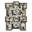 12-Opening Thankful, Grateful, Blessed Grey Collage Picture Frame, 18x23