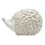 White Ceramic Hedgehog Decor, 6"