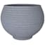 Japi All-Weather Proof Charcoal Grey Lattice Bowl Outdoor Planter, Extra Large