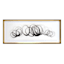 Crosby St. Glass Framed Swirling Element Wall Art, 41x17