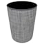 Grey Deco Wrap Wastebasket, 12"