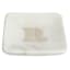 White Marbled Monogram Trinket Tray, R