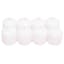 8-Pack White Overdip Unscented Votive Candles
